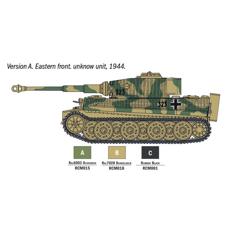 Pz. kpfw. VI Tiger I Ausf.E 1:56, Italeri