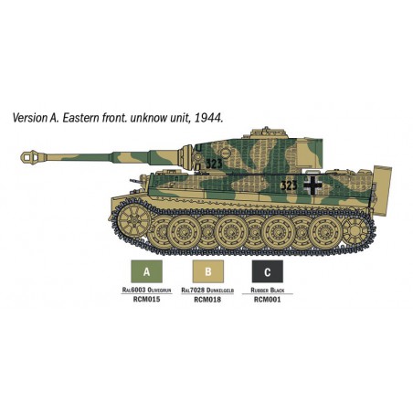Pz. kpfw. VI Tiger I Ausf.E 1:56, Italeri