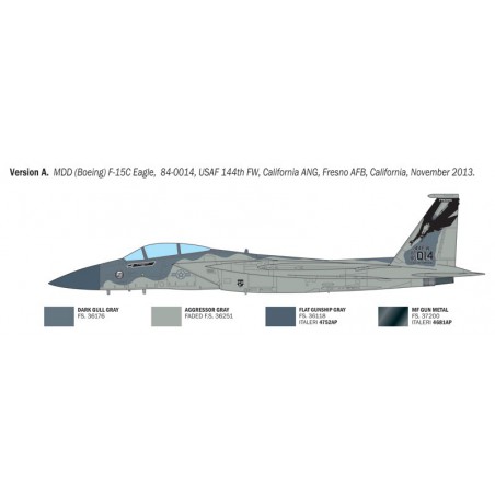 F-15C Eagle 1:48, Italeri