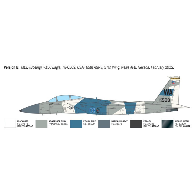 F-15C Eagle 1:48, Italeri