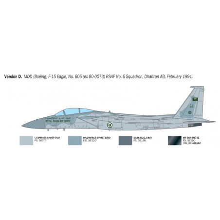 F-15C Eagle 1:48, Italeri