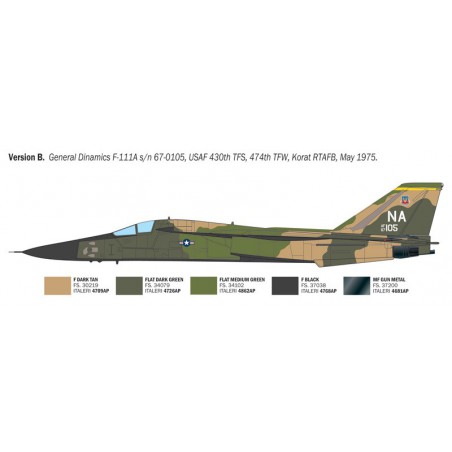 F-111A Aardvark 1:72, Italeri