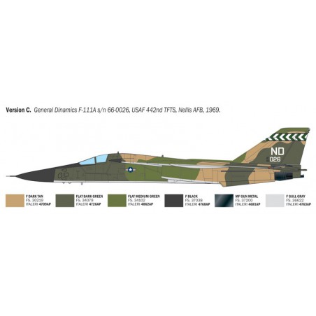 F-111A Aardvark 1:72, Italeri