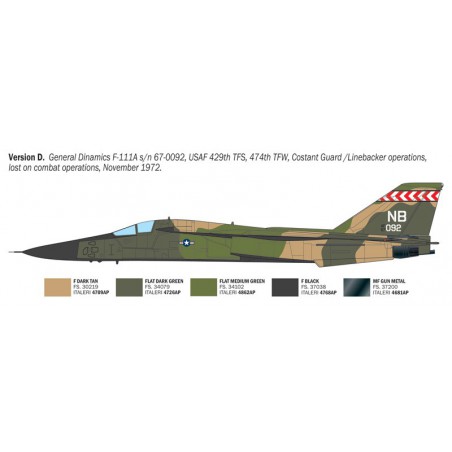 F-111A Aardvark 1:72, Italeri