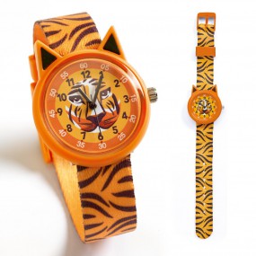 Djeco - Horloge - Tijger