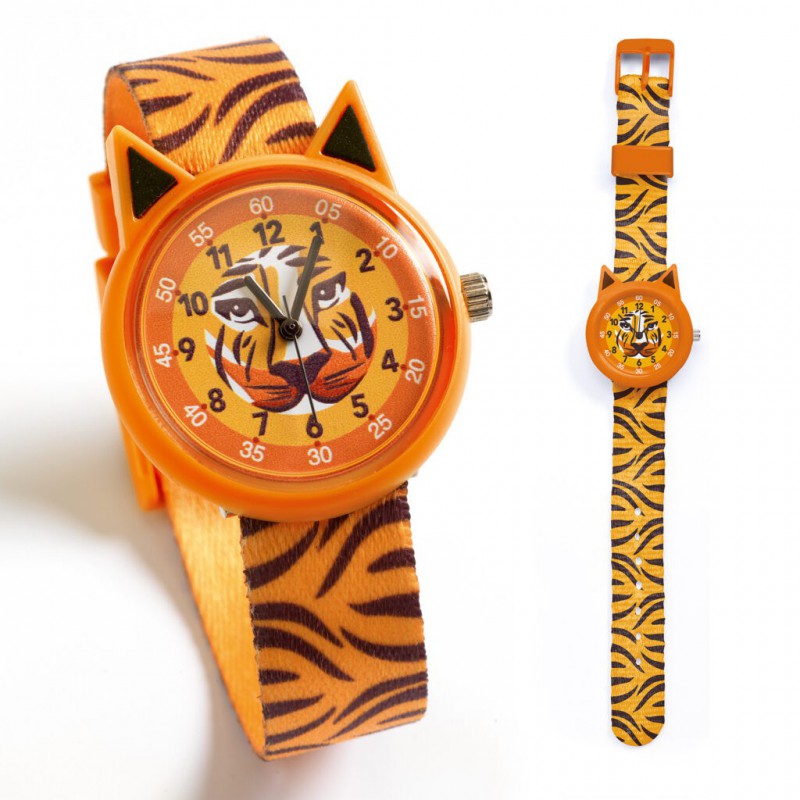 Djeco - Horloge - Tijger