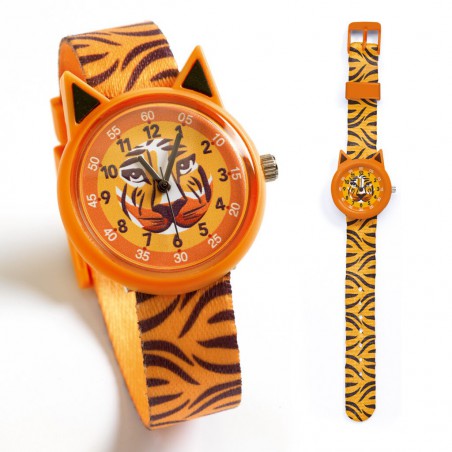 Djeco - Horloge - Tijger