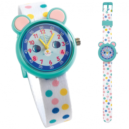 Djeco - Horloge - Muis