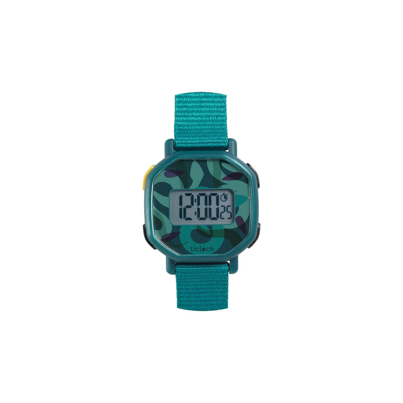 Djeco - Digitaal horloge - Green snakes