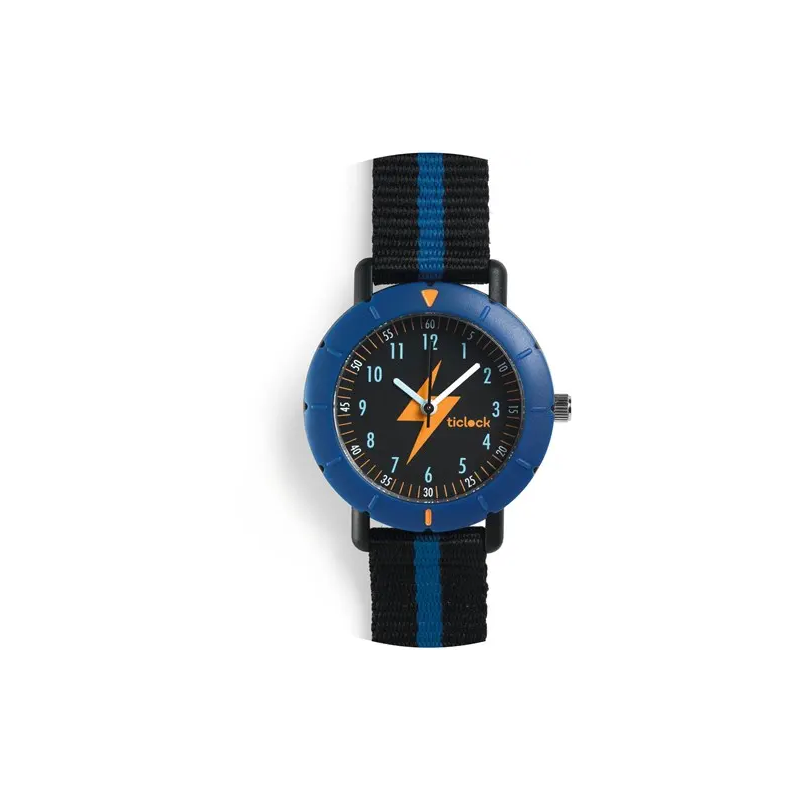 Djeco - Horloge - Flash blue