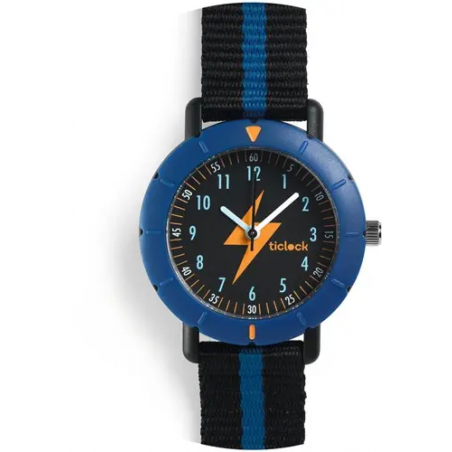 Djeco - Horloge - Flash blue