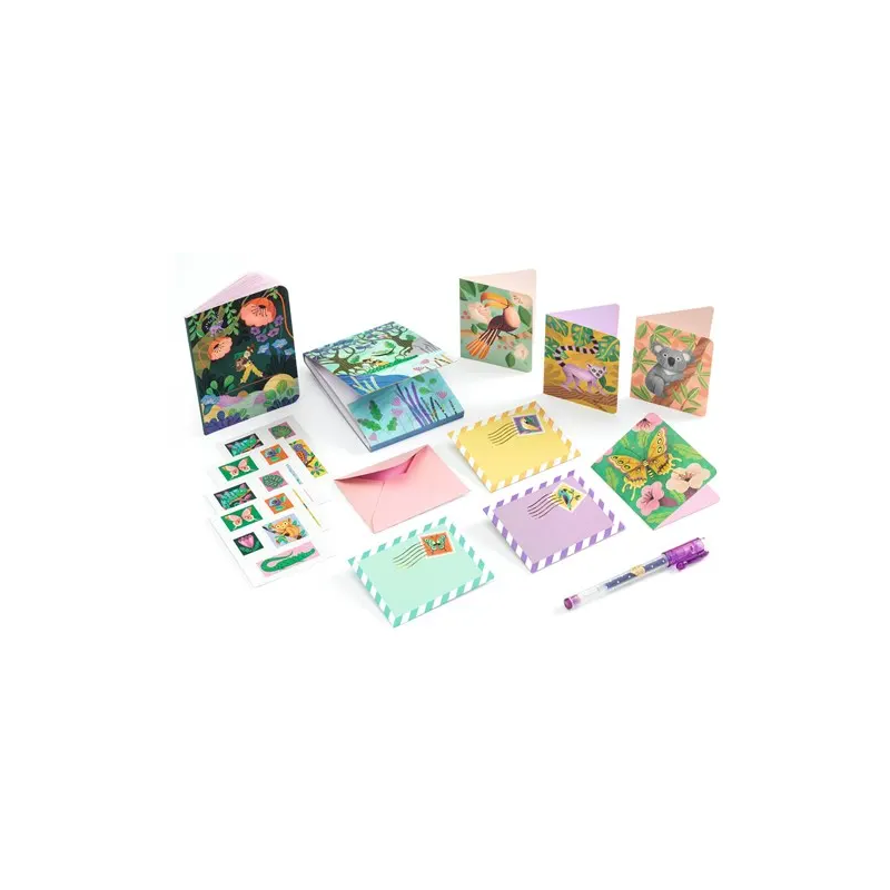 Djeco - Koffer briefpapier set Marie
