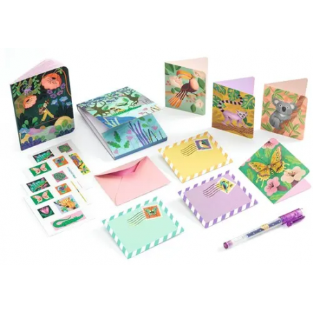 Djeco - Koffer briefpapier set Marie