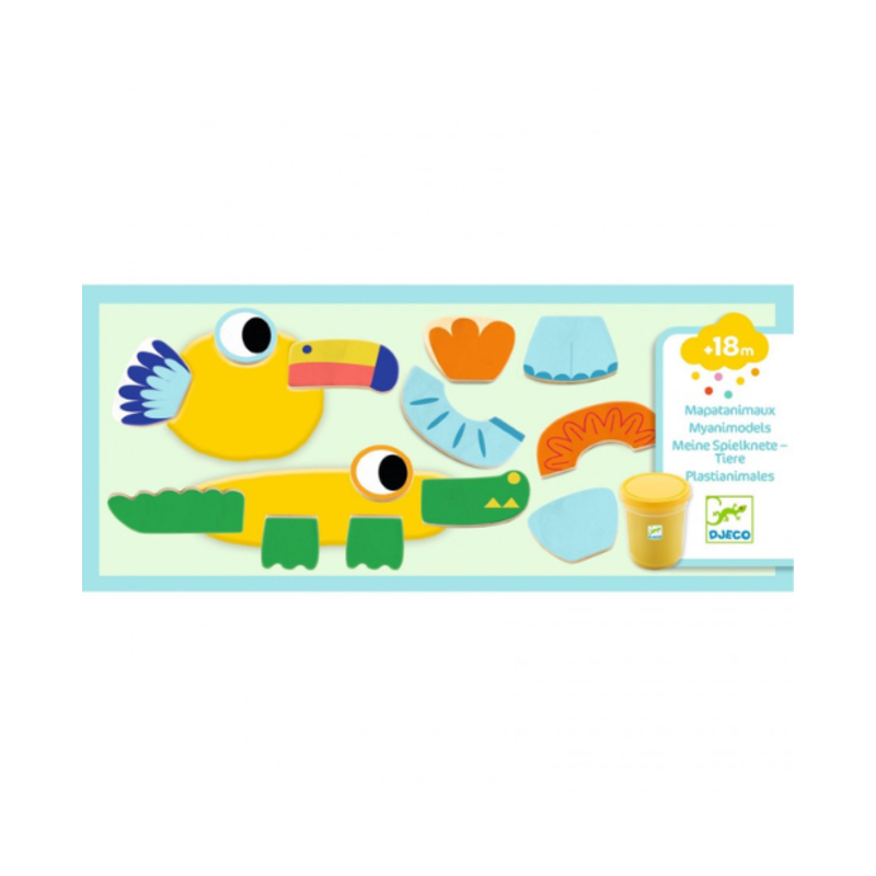 Djeco - Klei set dieren figuren