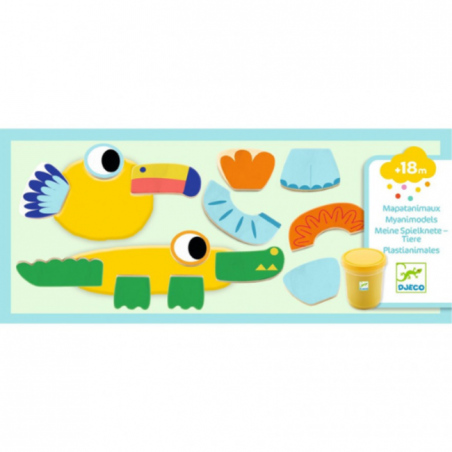 Djeco - Klei set dieren figuren