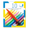 Djeco - 10 Penseelstiften pop colours