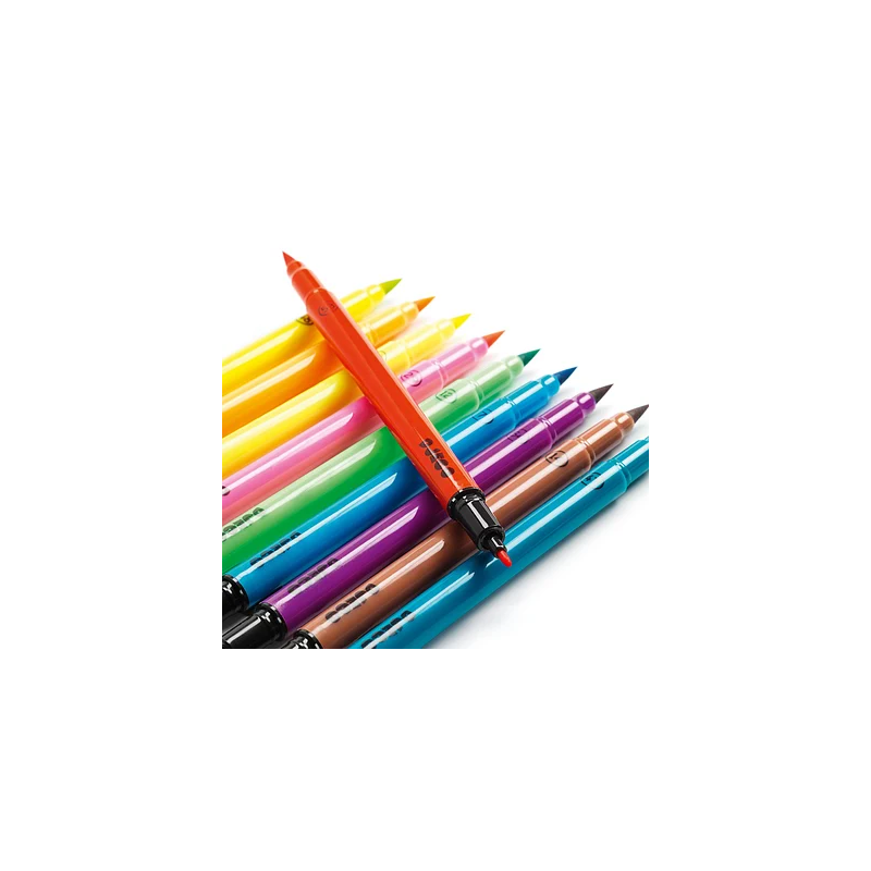 Djeco - 10 Penseelstiften pop colours
