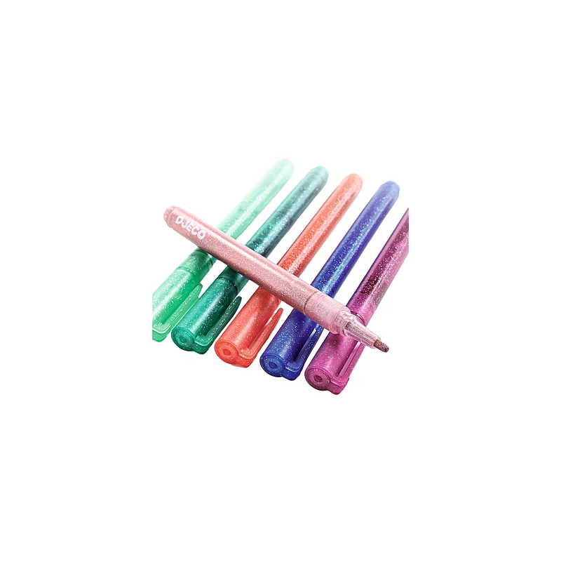Djeco - 6 glittermarkers sweet