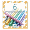 Djeco - 6 metallic markers