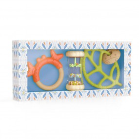 Djeco - babyset, bijtringen en regenstok