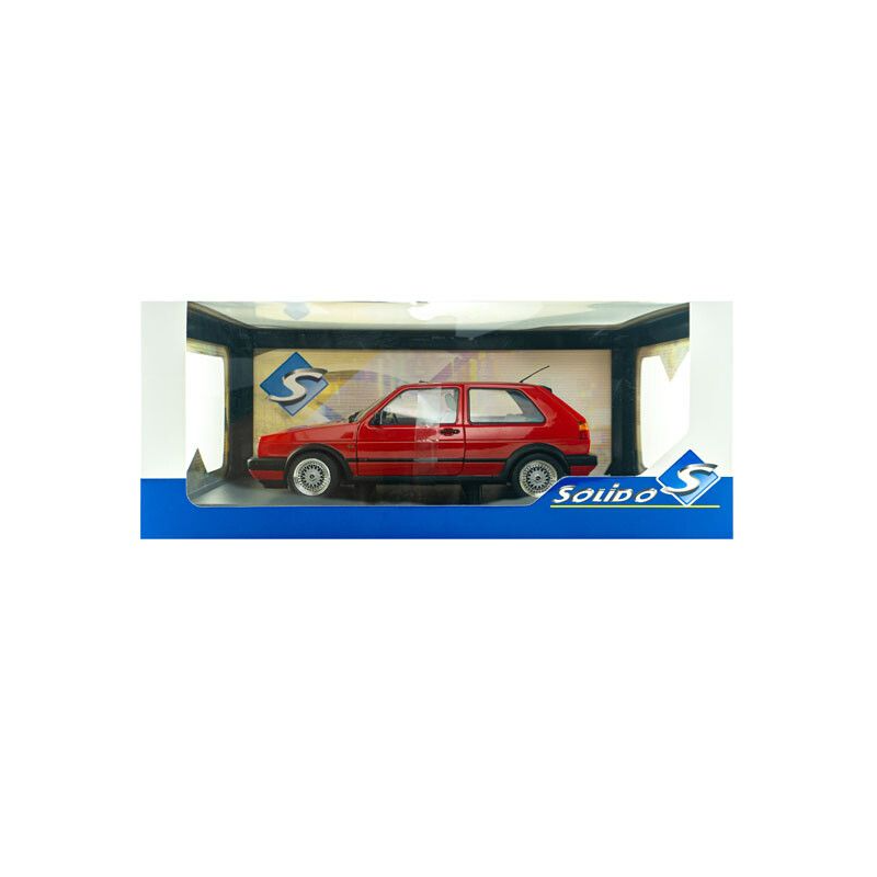 VW Golf II GTI G60 '89, rood - 1:18 - Solido