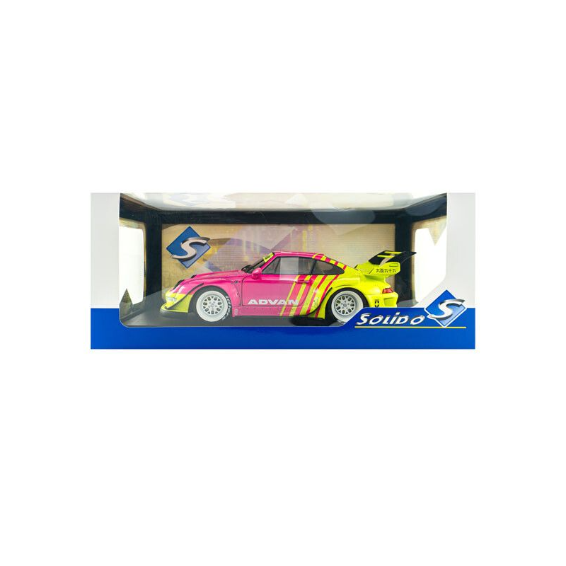 Porsche 911 RWB bodykit '24, roze/geel - 1:18 - Solido