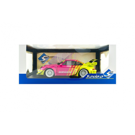 Porsche 911 RWB bodykit '24, roze/geel - 1:18 - Solido