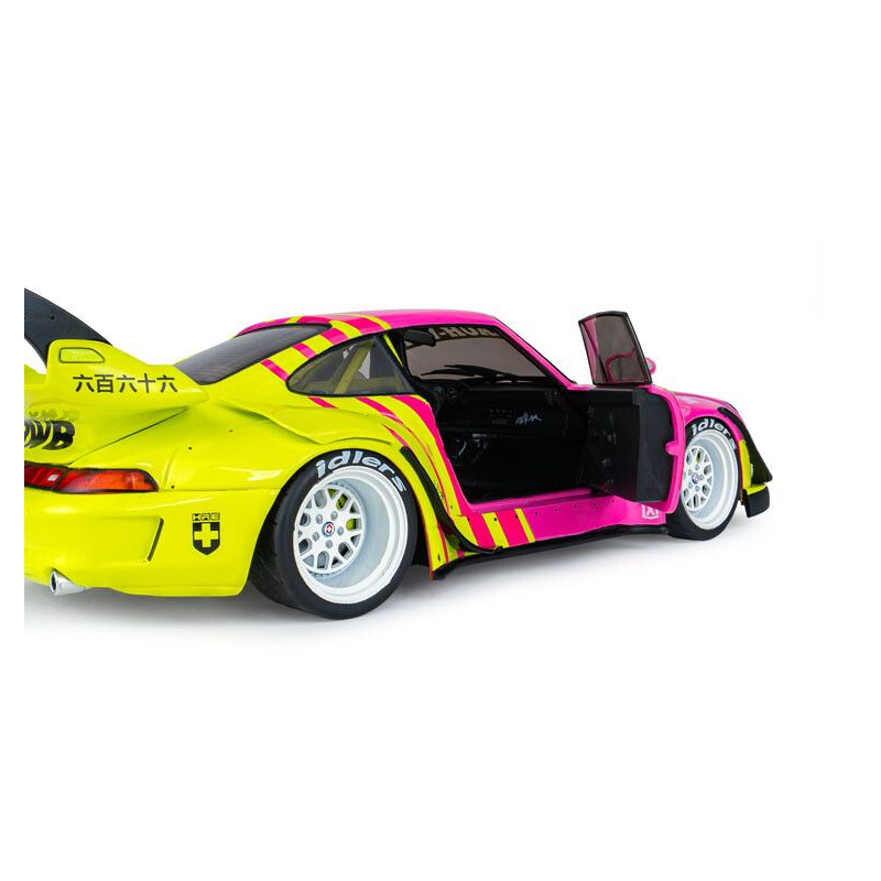 Porsche 911 RWB bodykit '24, roze/geel - 1:18 - Solido