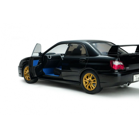 Subaru Impreza WRX STI '04, zwart (Java black pearl) - 1:18 - Solido