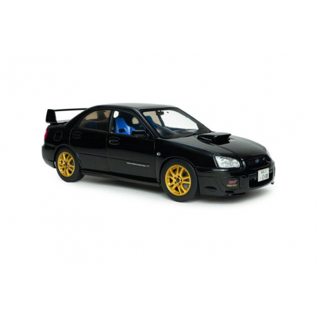 Subaru Impreza WRX STI '04, zwart (Java black pearl) - 1:18 - Solido