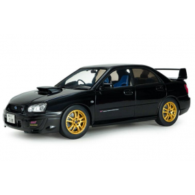 Subaru Impreza WRX STI '04, zwart (Java black pearl) - 1:18 - Solido
