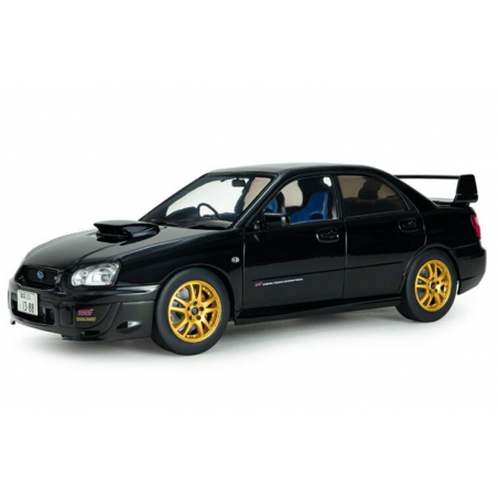 Subaru Impreza WRX STI '04, zwart (Java black pearl) - 1:18 - Solido