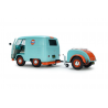 VW T1 Kool Kombi + aanhanger Gulf '24 - 1:18 - Solido