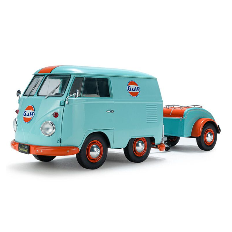 VW T1 Kool Kombi + aanhanger Gulf '24 - 1:18 - Solido