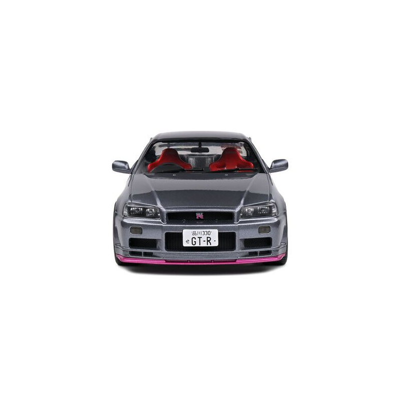Nissan Skyline GT-R (R34) '99, grijs - Solido
