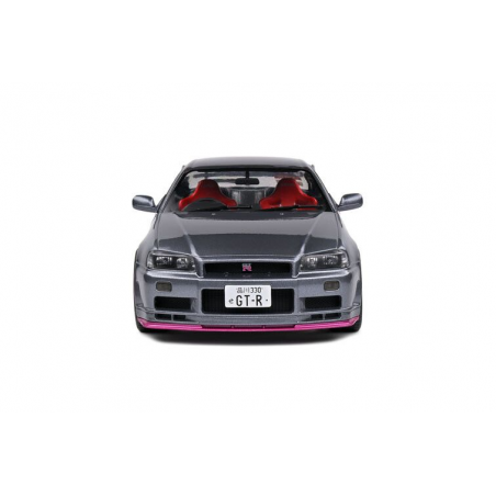 Nissan Skyline GT-R (R34) '99, grijs - Solido
