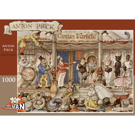 Anton Pieck - Circus Variete  1000 stukjes Puzzelman