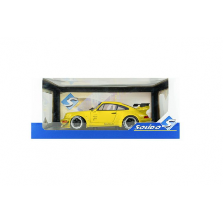 Porsche 911 (993) RWB bodykit '23, geel (Natali yellow) - Solido