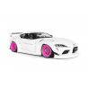 Toyota GR Supra Liberty Walk body kit '25, wit/roze - Solido
