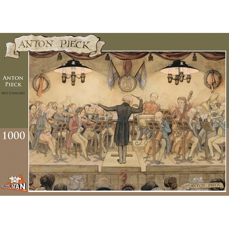 Anton Pieck - Het Orkest, 1000 stukjes Puzzelman