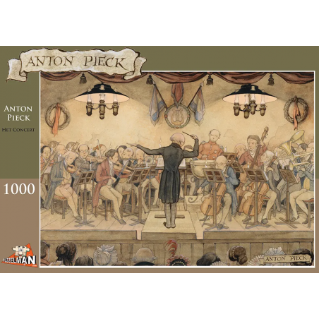 Anton Pieck - Het Orkest, 1000 stukjes Puzzelman