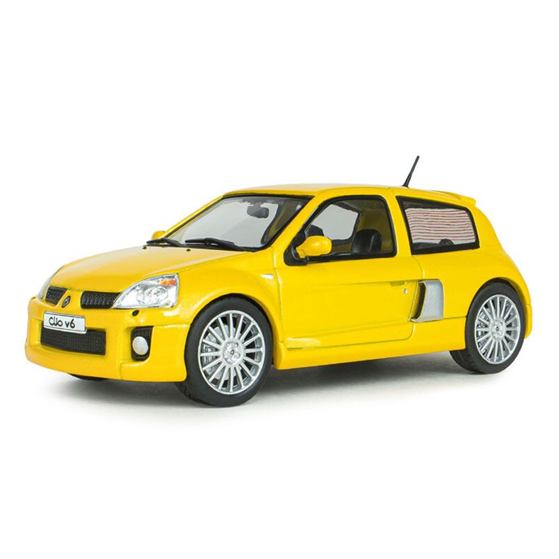 Renault Clio V6 Ph.2 '03, geel (Jaune Sirius) - 1:43 - Solido