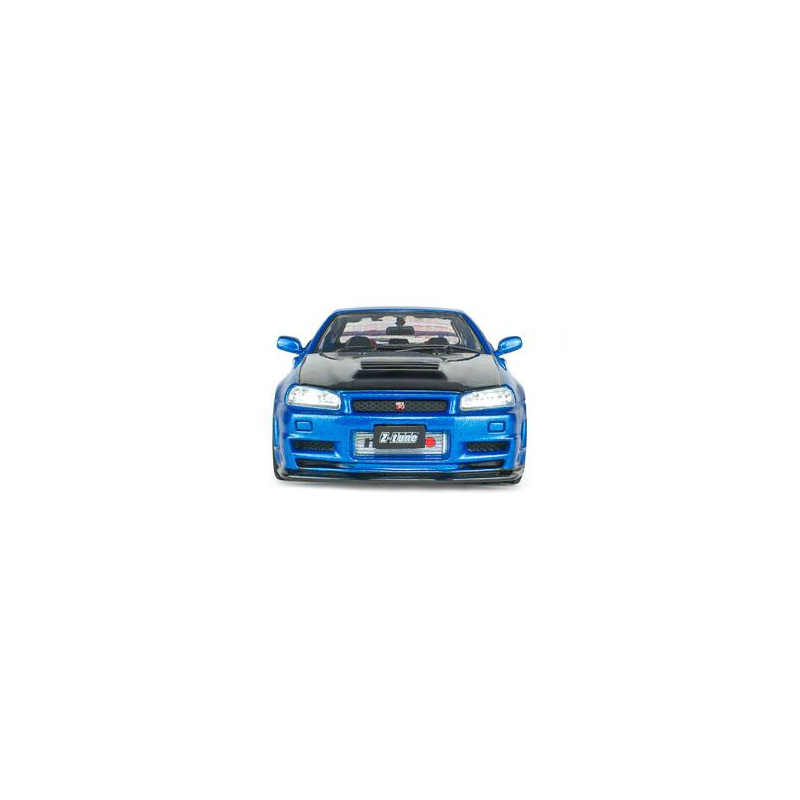 Nissan Skyline GT-R R34 Z Tune '98, blauw (Bayside blue) - 1:43 - Solido