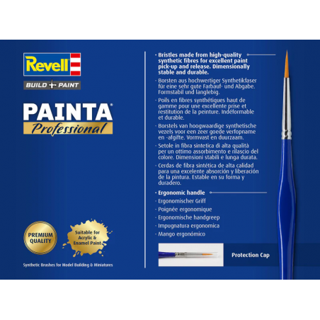 Painta professionele penselen: detailset