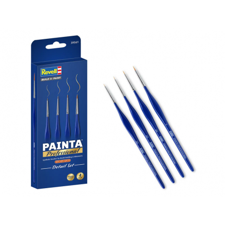 Painta professionele penselen: detailset