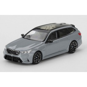 BMW M5 (G99) Touring '25, grijs metallic, blister 1:64, Mini GT (1096)