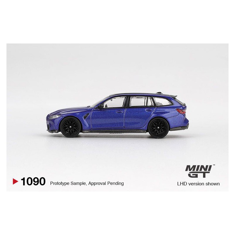 BMW M3 Touring Competition '23, blauw metallic 1:64, Mini GT (1090)