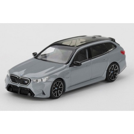 BMW M5 (G99) Touring '25, grijs metallic 1:64, Mini GT (1096)