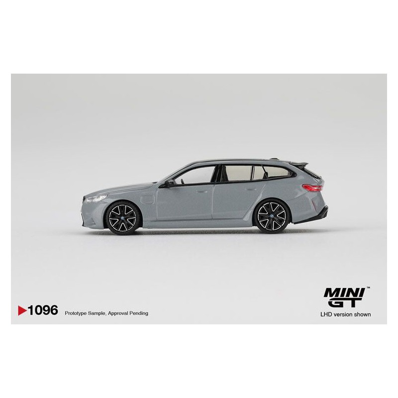 BMW M5 (G99) Touring '25, grijs metallic 1:64, Mini GT (1096)