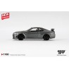 Nissan Skyline GTR (R34) '99, grijs (Dark metal grey) 1:64, Mini GT (1160)